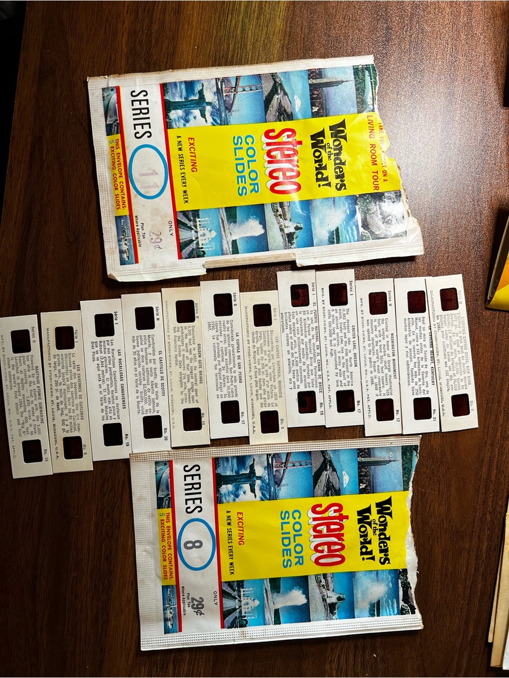 Wonders World Stereo Color Slides - Yellow Packaging (Set)